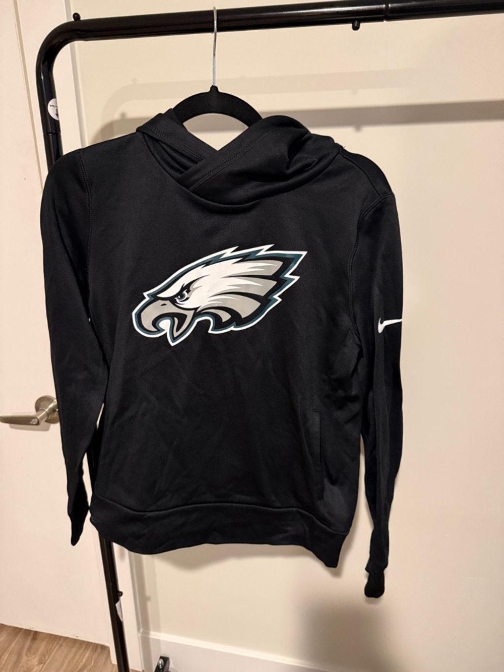 Nike Black Philadelphia Eagles Pullover Hoodie with Team Logo